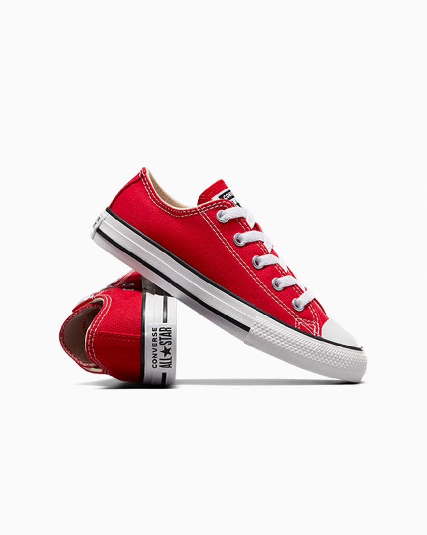 Boys' Converse Chuck Taylor All Star Classic Low Top Shoes Red | AU E481CF